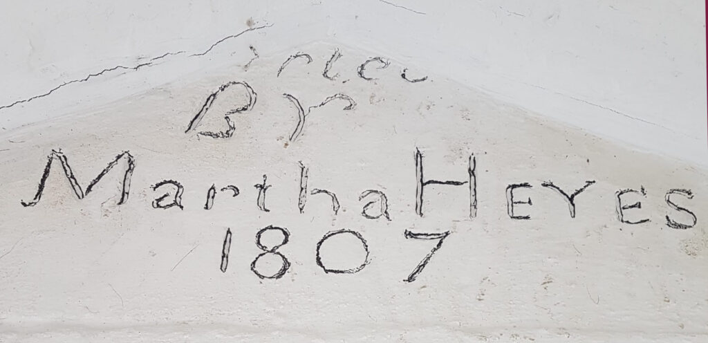 Datestone martha heyes 1807