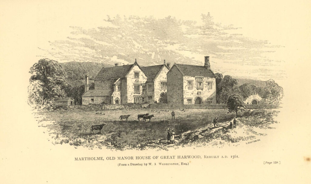 Drawing of Martholme made late nineteenth century.