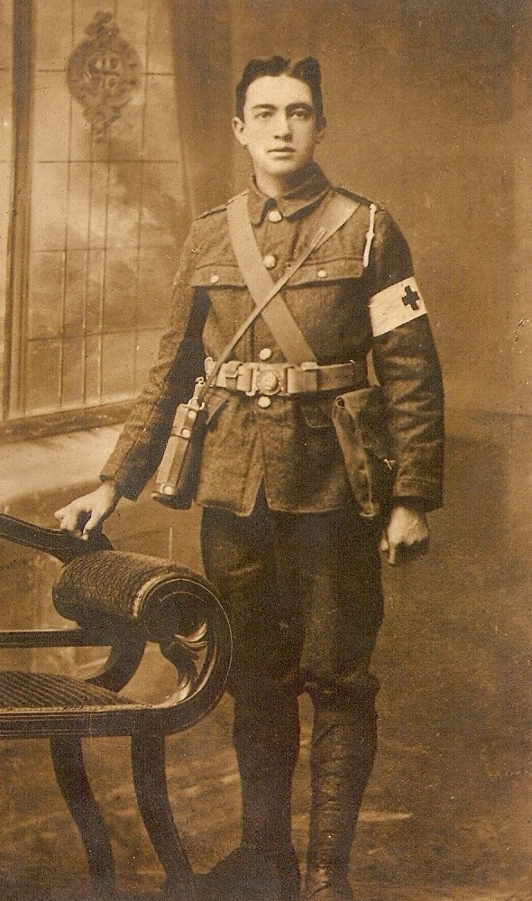 William Edward Mercer in military medical uniform of World War One