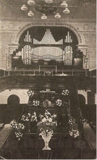 Mount Zion Methodist church interior