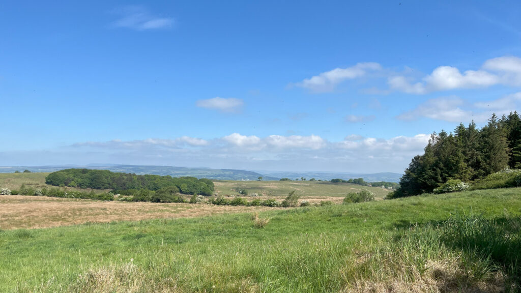 Looking towards Hurst Green over the Ribble